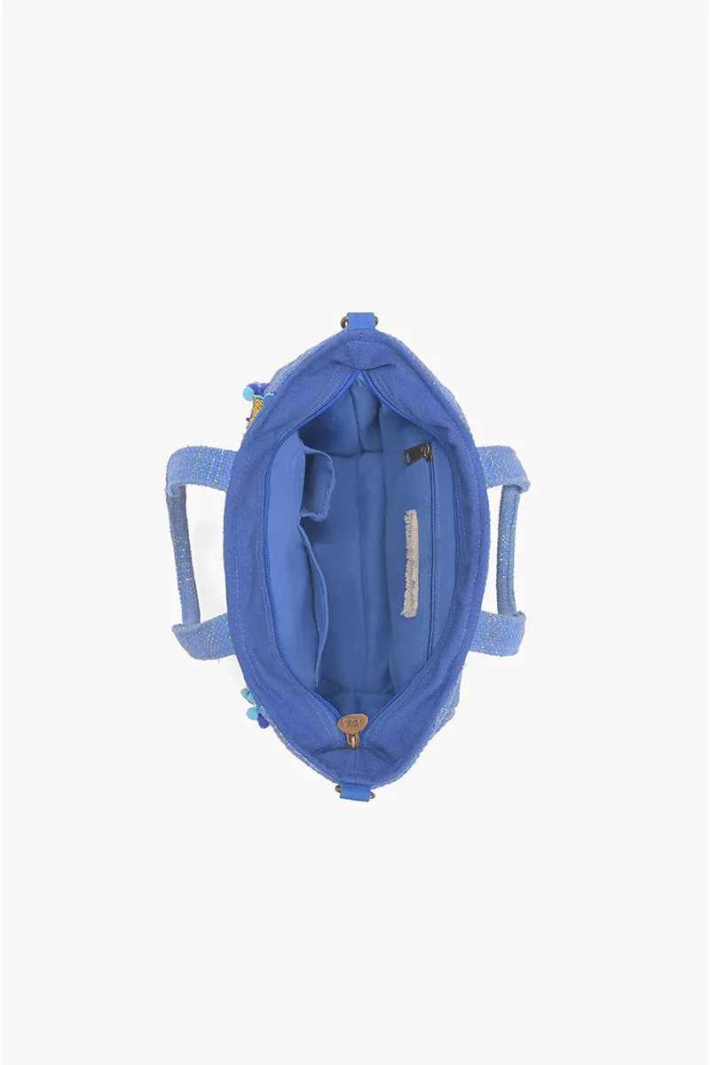 Santorini Sky Mini Tote sold by America & Beyond product image thumbnail 4