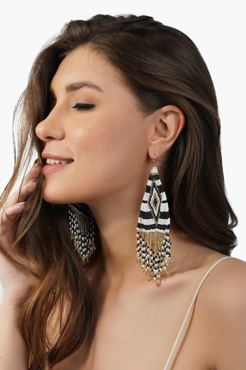 Boho Tribal Earrings sold by America & Beyond product image thumbnail 2
