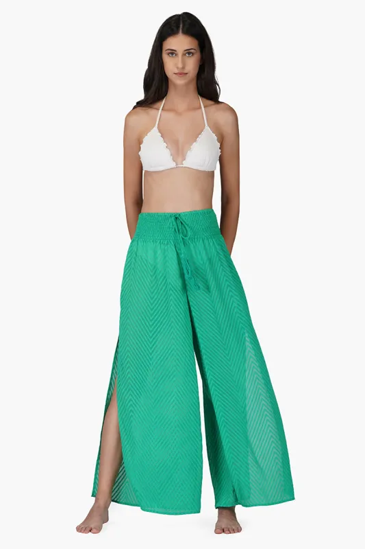 Emerald Chevron Pants sold by America & Beyond