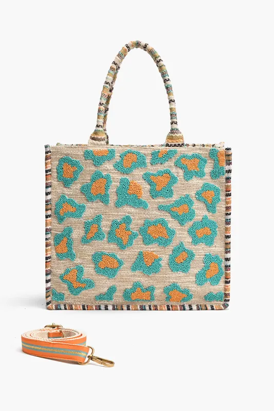 Wild Leopard Day Tote sold by America & Beyond