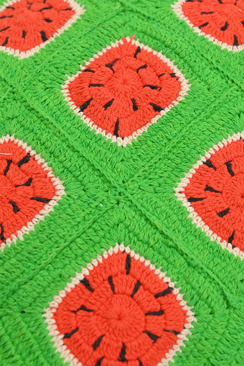 Watermelon Crochet Beach Tote sold by America & Beyond product image thumbnail 2