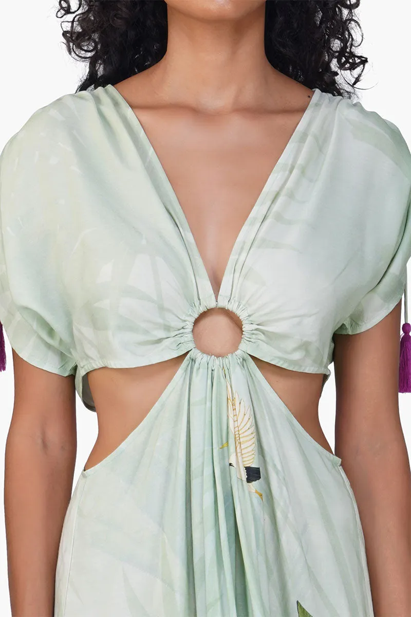 Olivia Printed Maxi Dress sold by America & Beyond product image thumbnail 5