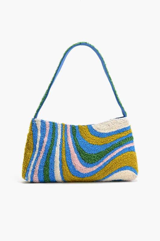 Oceanic Waveform Shoulder Bag sold by America & Beyond