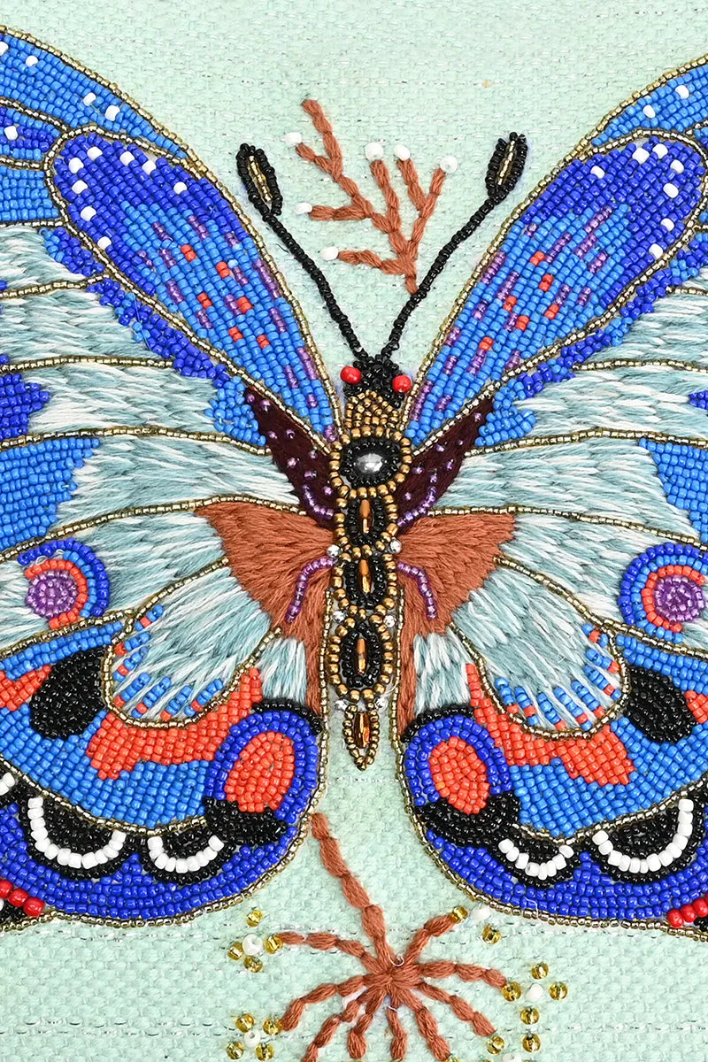 Periwinkle Blue Butterfly Tote sold by America & Beyond product image thumbnail 2