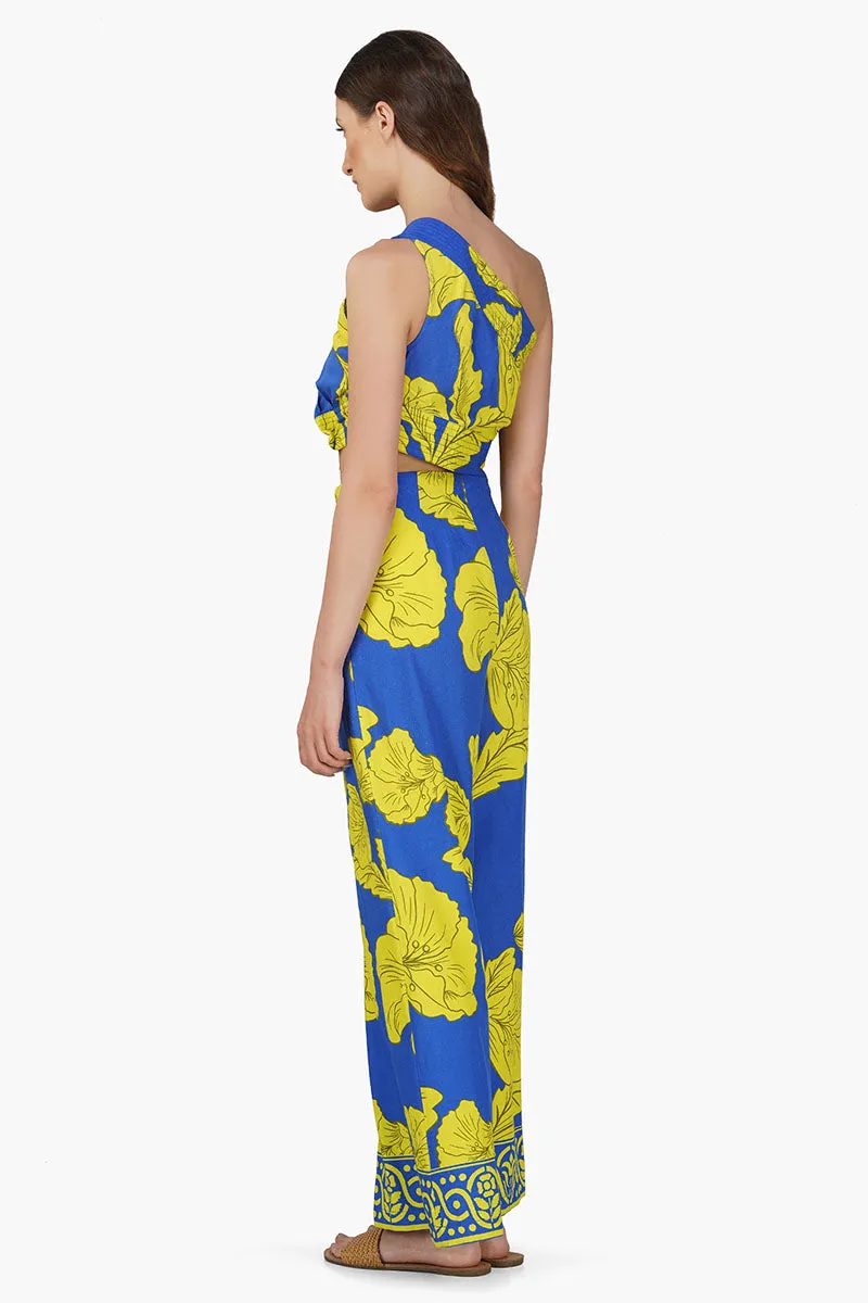Yellow Daze Printed Jumpsuit sold by America & Beyond product image thumbnail 4
