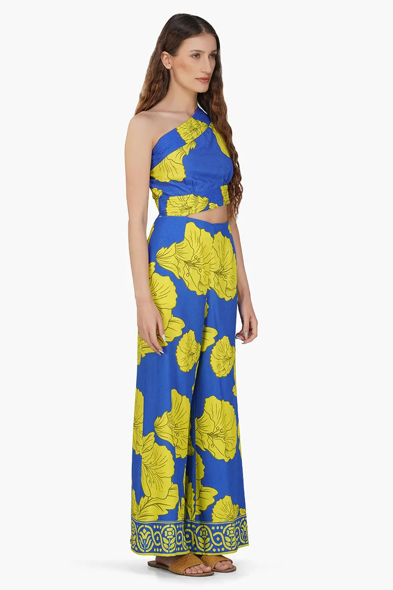 Yellow Daze Printed Jumpsuit sold by America & Beyond product image thumbnail 2