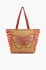 Embellished Shopper Tote Butterfly sold by America & Beyond
