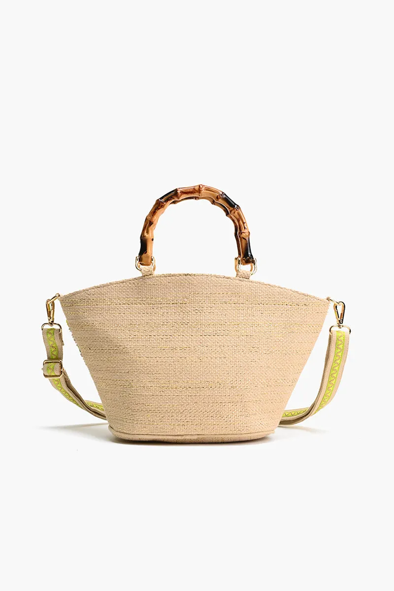 Palm Tree Beaded Mini Tote sold by America & Beyond product image thumbnail 4