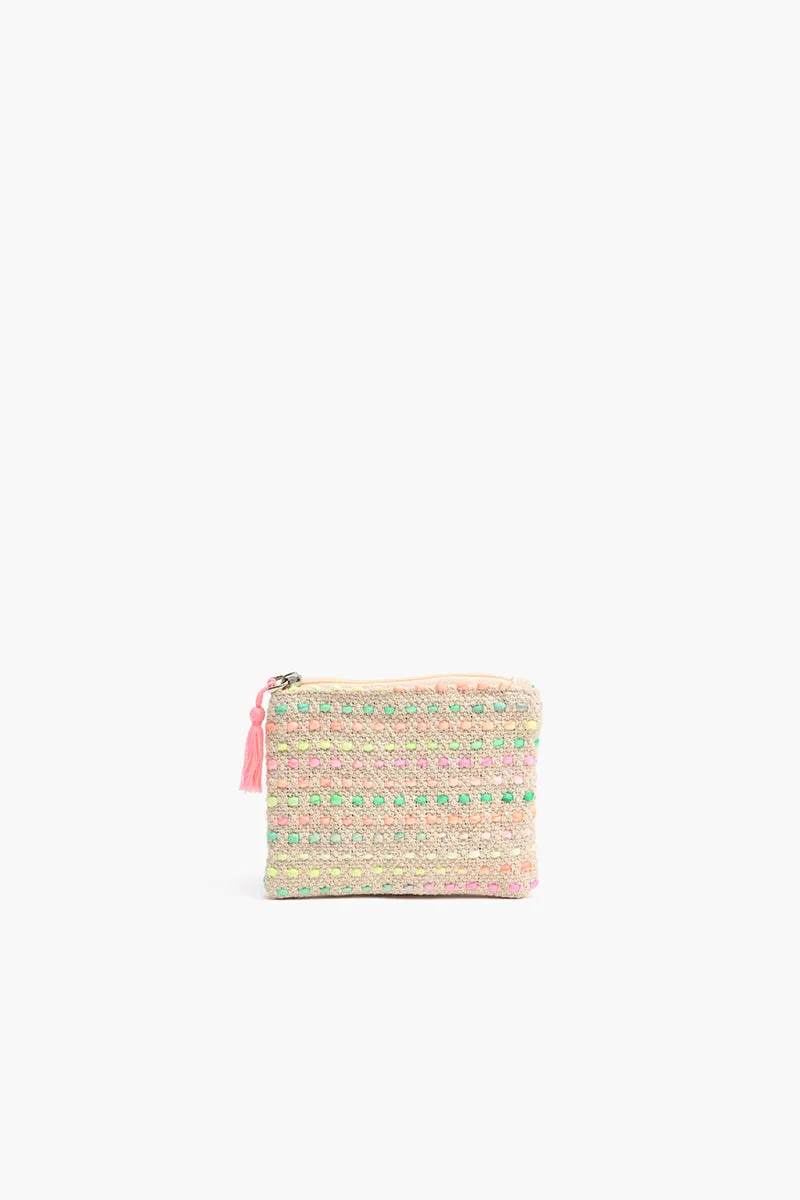 Bright Stripe Coin Pouch sold by America & Beyond