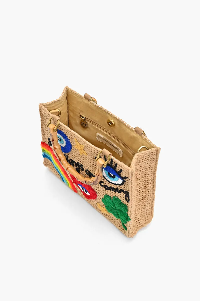 Positivity Top Handle Tote sold by America & Beyond product image thumbnail 5