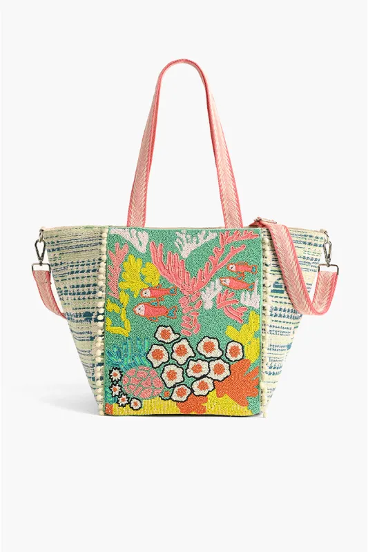 The Maritime Embellished Tote sold by America & Beyond