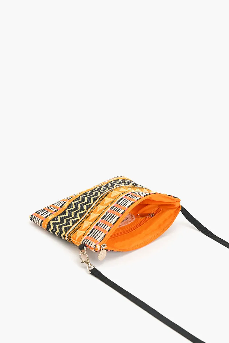 Mexican Striped Spring Top Zip Clutch sold by America & Beyond product image thumbnail 3