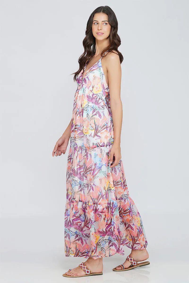 Passion Flower Maxi Dress sold by America & Beyond product image thumbnail 2