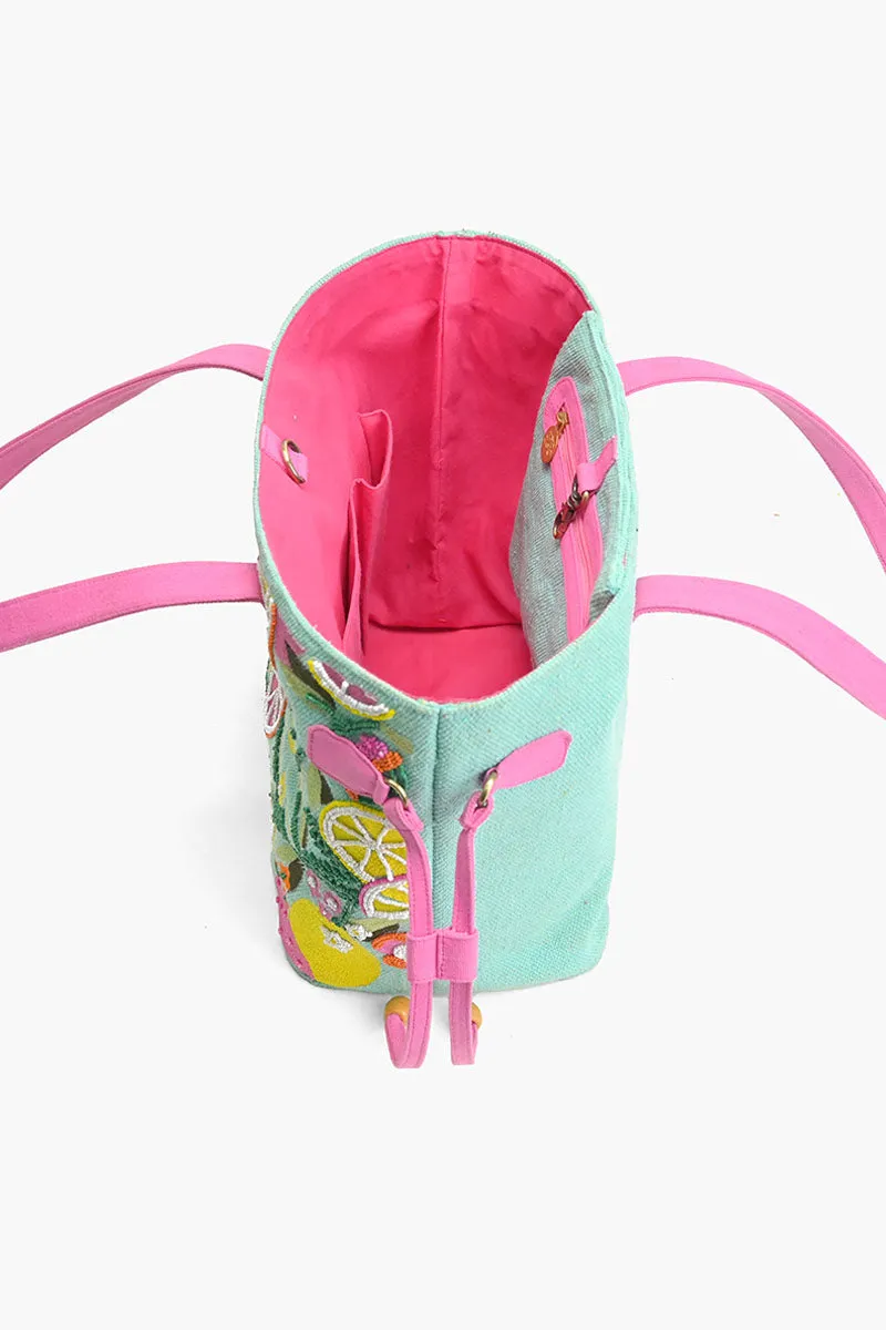 Citrus Blueberry Infusion Tote sold by America & Beyond product image thumbnail 5