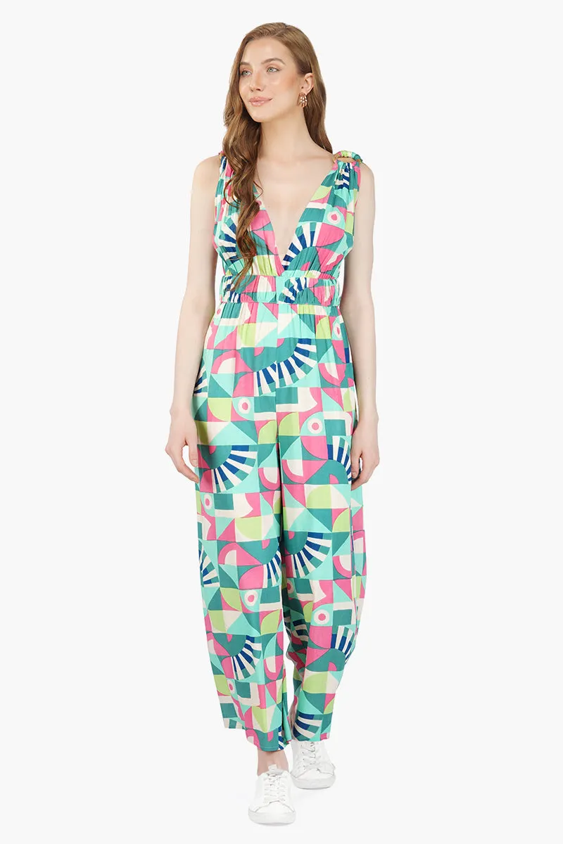 Jack Toucan Printed Jumpsuit sold by America & Beyond