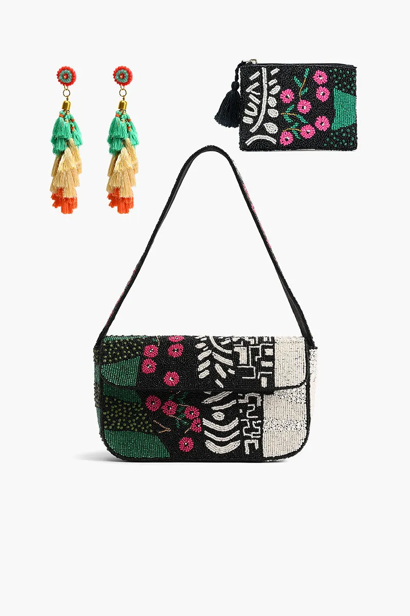 Enchanted Elegance Beaded Shoulder Bag Trio sold by America & Beyond