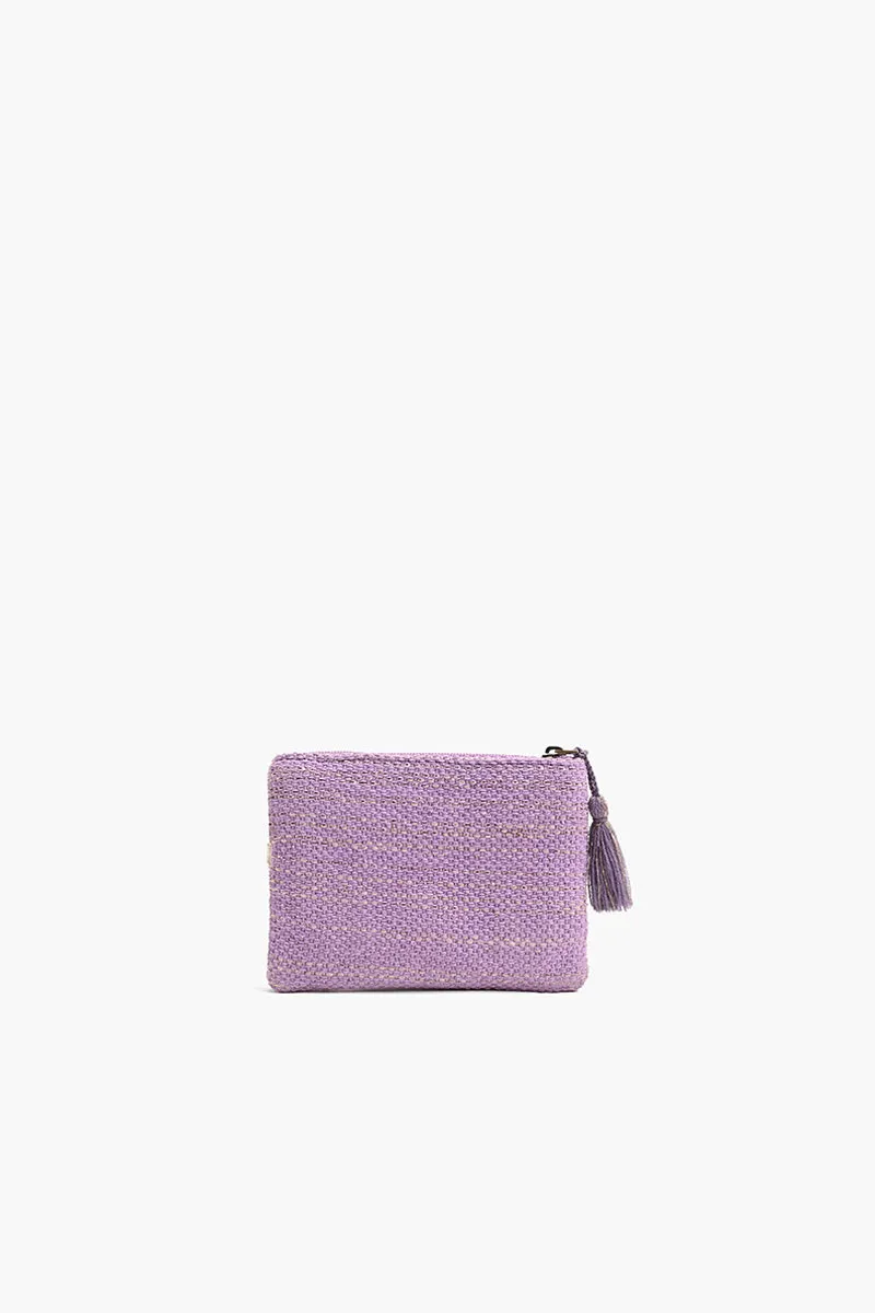 Purple Beaded Bee Embellished Mini Pouches sold by America & Beyond product image thumbnail 2