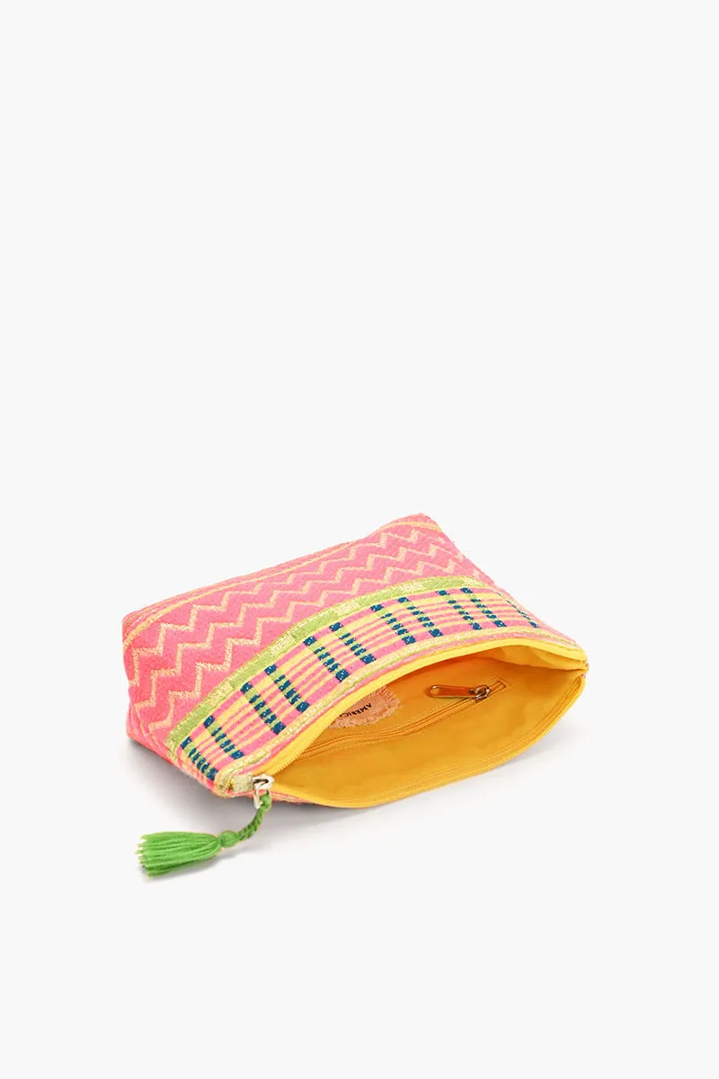 Checkered Print Spring Make-Up Bags sold by America & Beyond product image thumbnail 3
