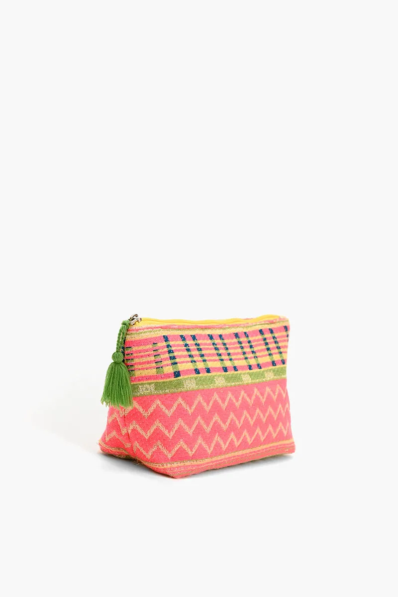 Checkered Print Spring Make-Up Bags sold by America & Beyond product image thumbnail 2