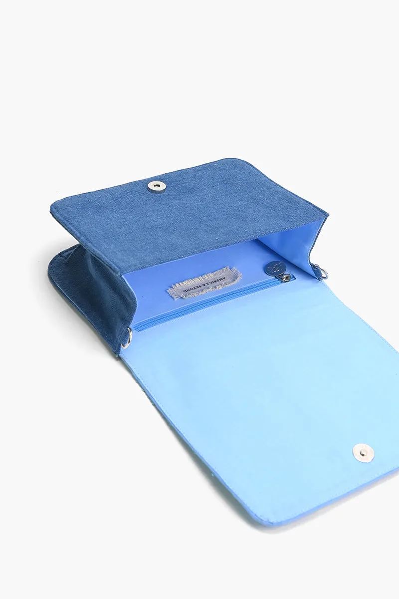 Azure Butterfly Ballet Shoulder Bag sold by America & Beyond product image thumbnail 5