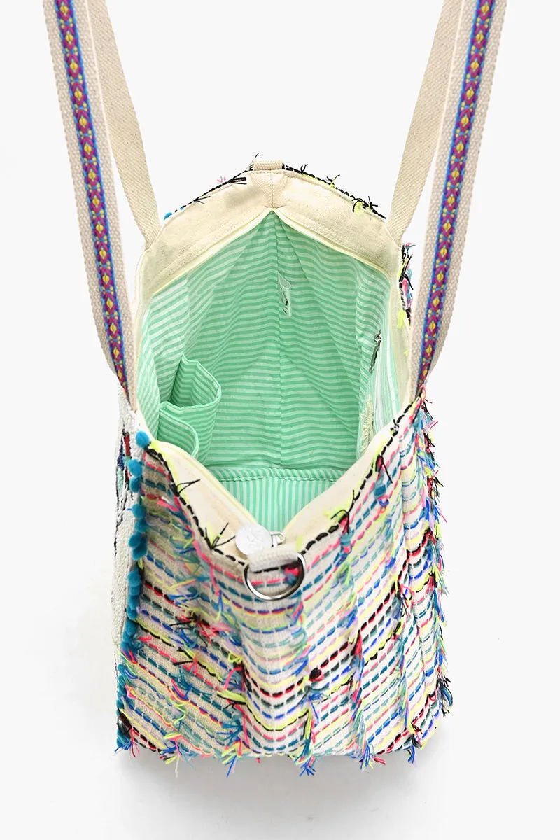 Humming Birds Embellished Tote sold by America & Beyond product image thumbnail 5