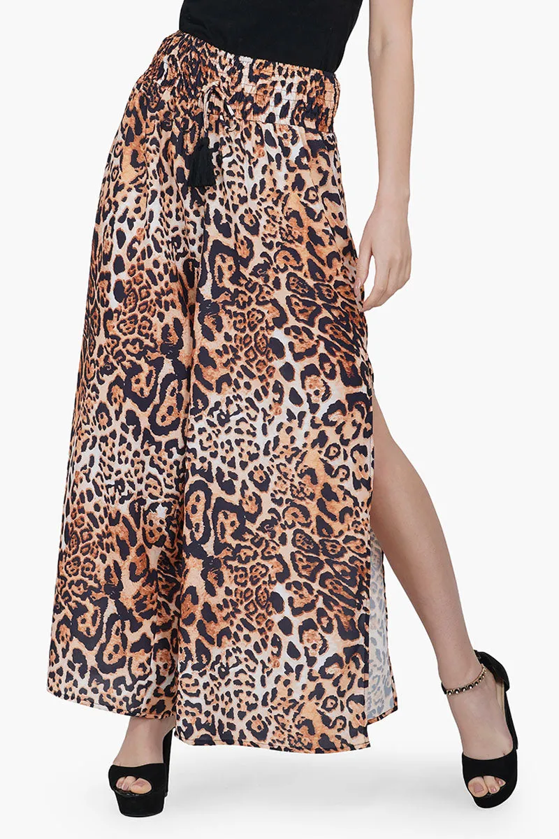 Brown Leopard Pants sold by America & Beyond product image thumbnail 3