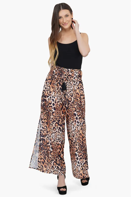 Brown Leopard Pants sold by America & Beyond