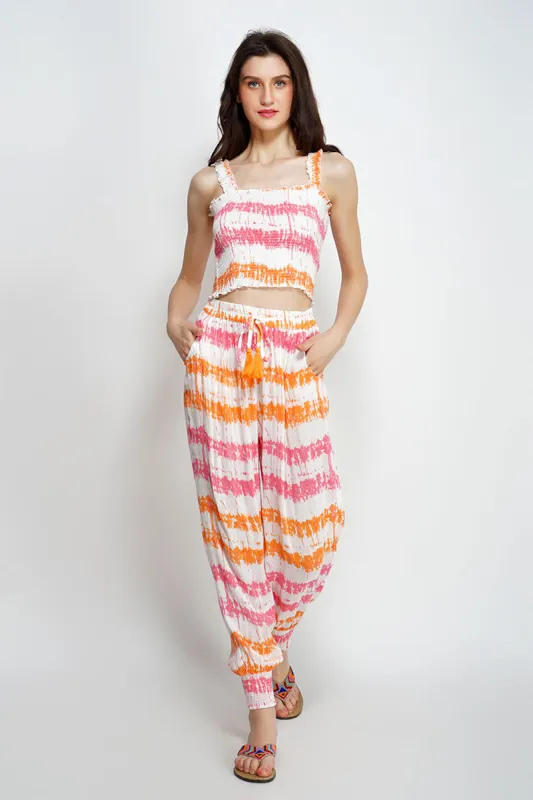 Reva Tie Dye Cropped Top sold by America & Beyond