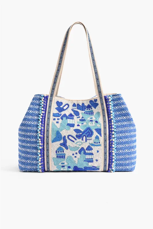 Santorini Sky Mini Tote | Parallel