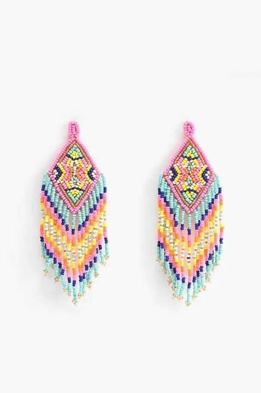 Daphne Beaded Earrings sold by America & Beyond