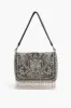 Smoked Pearl Hand Beaded Shoulder Bag sold by America & Beyond