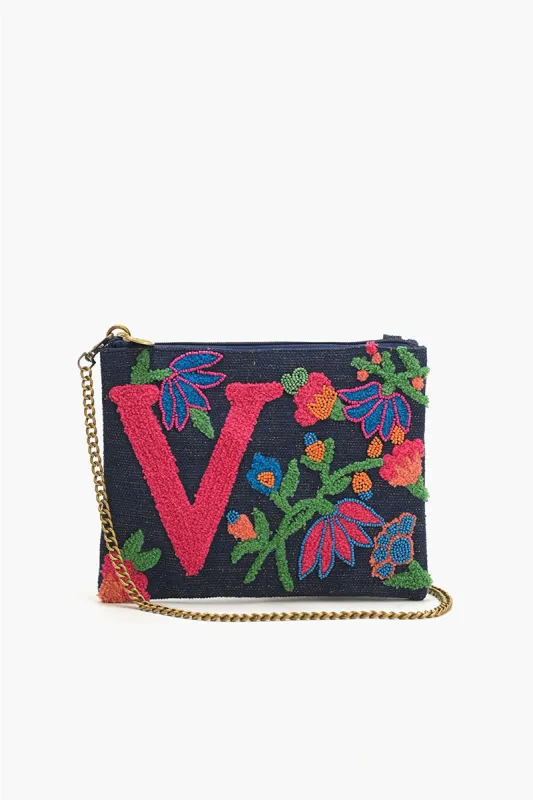 V Floral Crossbody Bag sold by America & Beyond