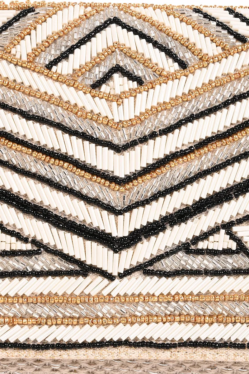 Glitz and Glam Hand Embellished Clutch sold by America & Beyond product image thumbnail 2