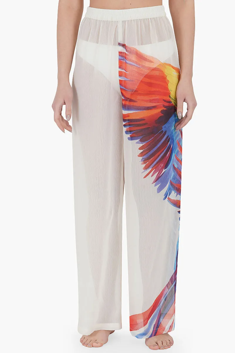 Parrot in Paradise Beach Cover Up Pants sold by America & Beyond product image thumbnail 5