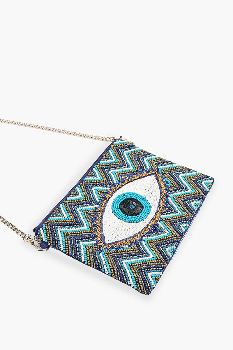 Grecian Nights Evil Eye Clutch sold by America & Beyond product image thumbnail 4