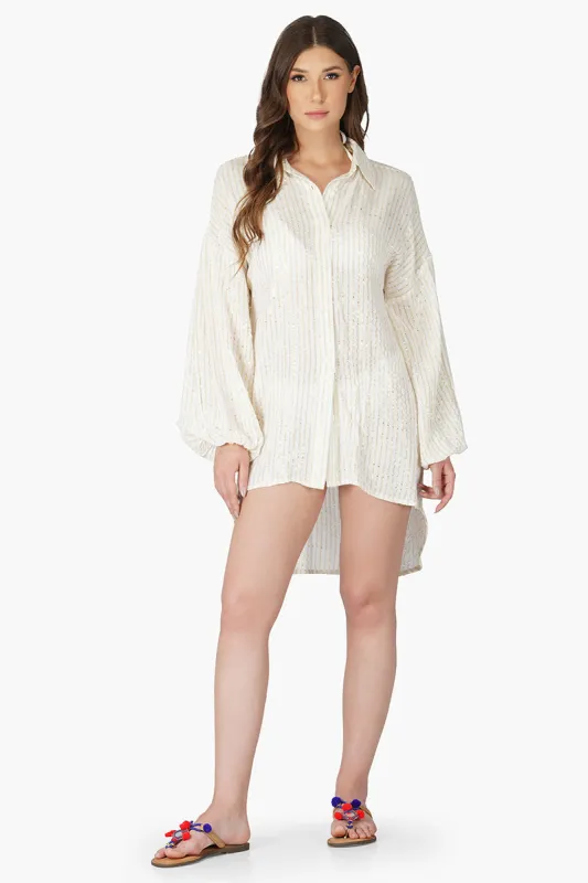 Golden Stripe Shirt sold by America & Beyond