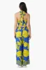 Yellow Daze Printed Halter Top sold by America & Beyond