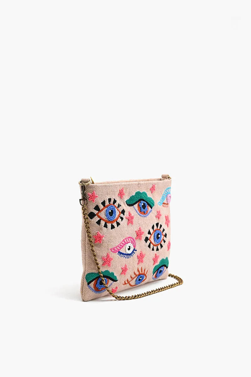 Mystic Gaze Pink Clutch sold by America & Beyond product image thumbnail 3