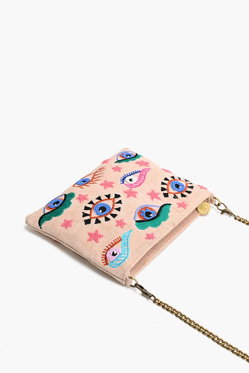 Mystic Gaze Pink Clutch sold by America & Beyond product image thumbnail 5