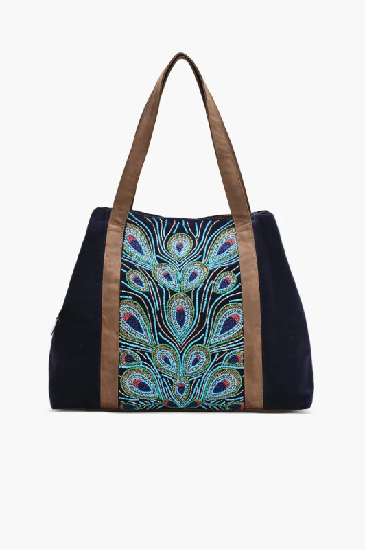 Peacock Day Tote sold by America & Beyond