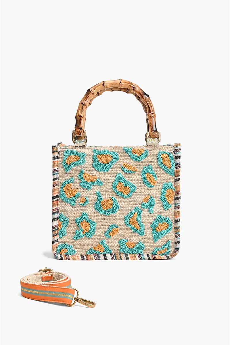 Wild Leopard Handheld Tote sold by America & Beyond