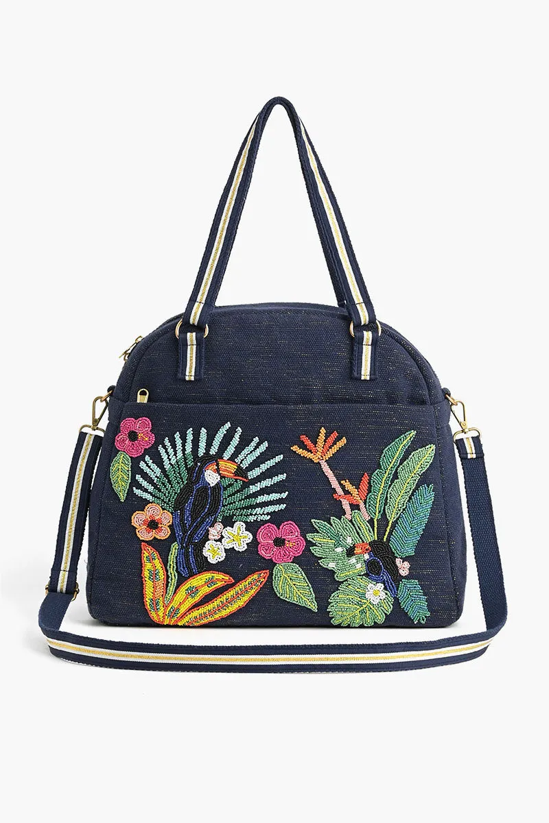 Tropical Travel Bag with Eye Mask sold by America & Beyond product image thumbnail 2