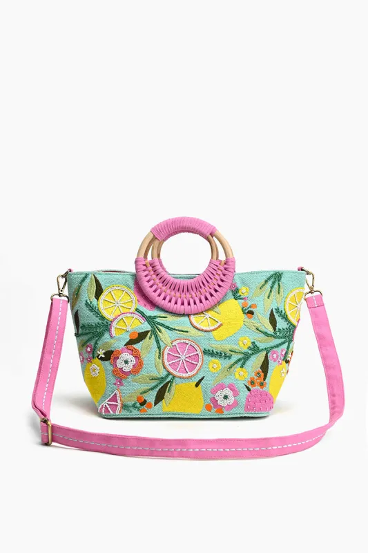 Citrus Blueberry Infusion Crossbody Tote sold by America & Beyond