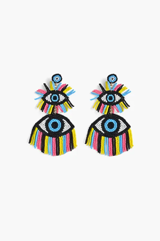 80's Evil Eye Earrings sold by America & Beyond