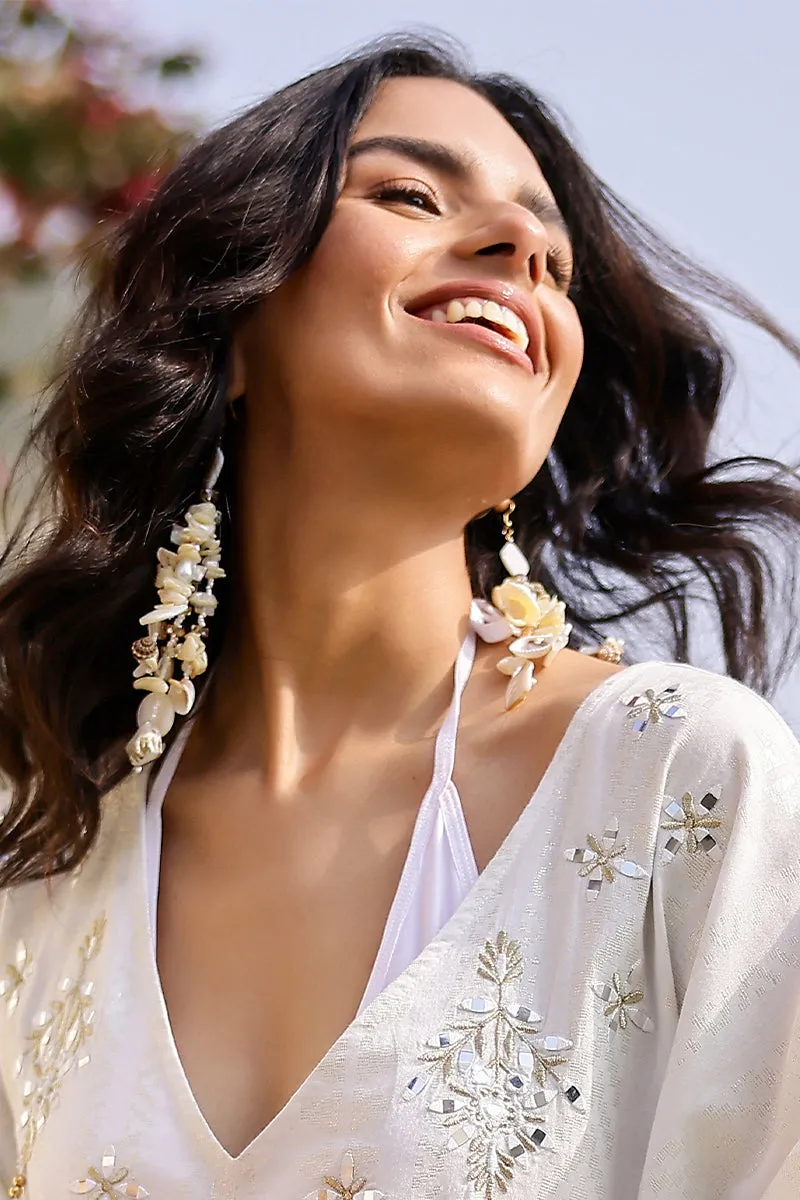 Beach Vibe Shell Earrings sold by America & Beyond product image thumbnail 2