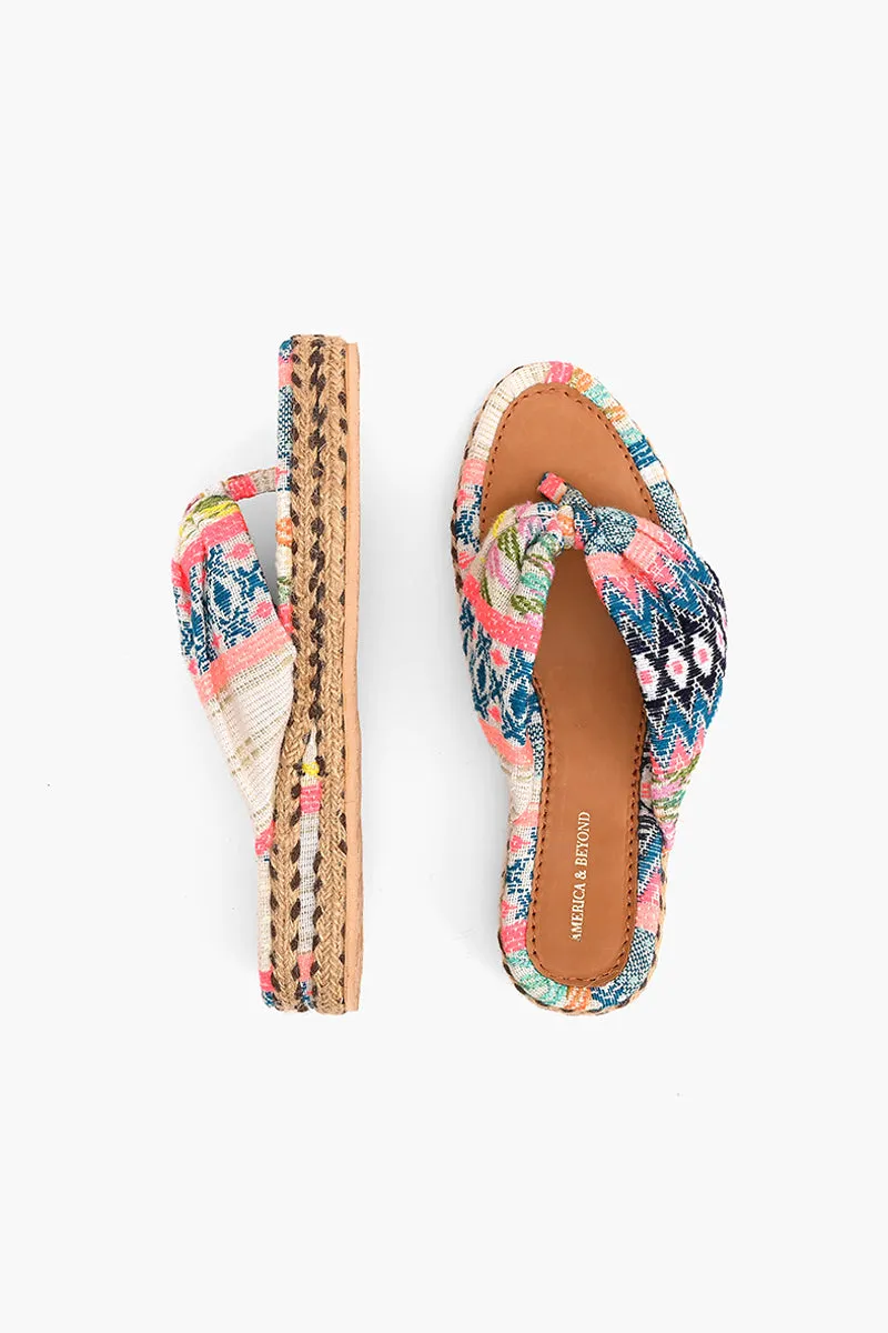 Daphne Flatform Thong Sandals sold by America & Beyond product image thumbnail 5