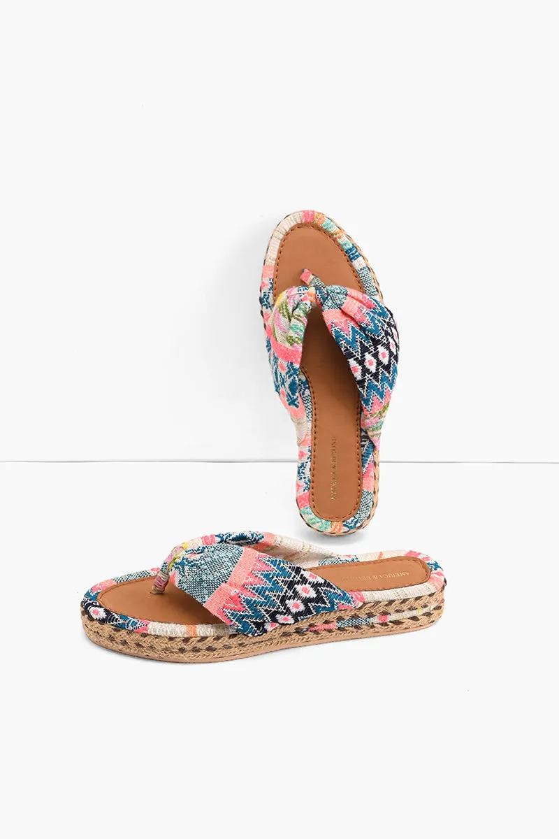 Daphne Flatform Thong Sandals sold by America & Beyond product image thumbnail 4