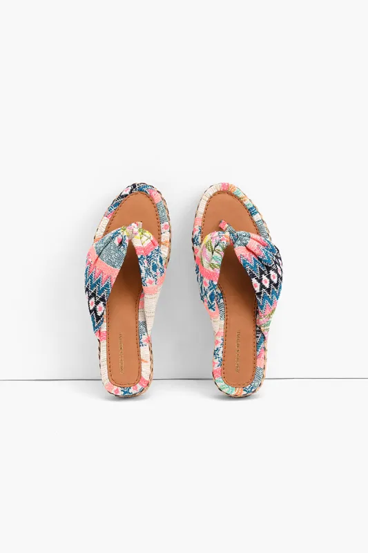 Daphne Flatform Thong Sandals sold by America & Beyond