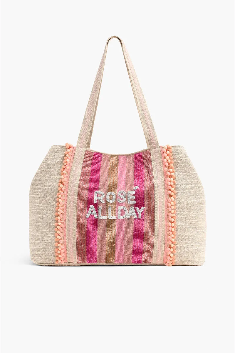 Rose All Day Pink Large Tote sold by America & Beyond