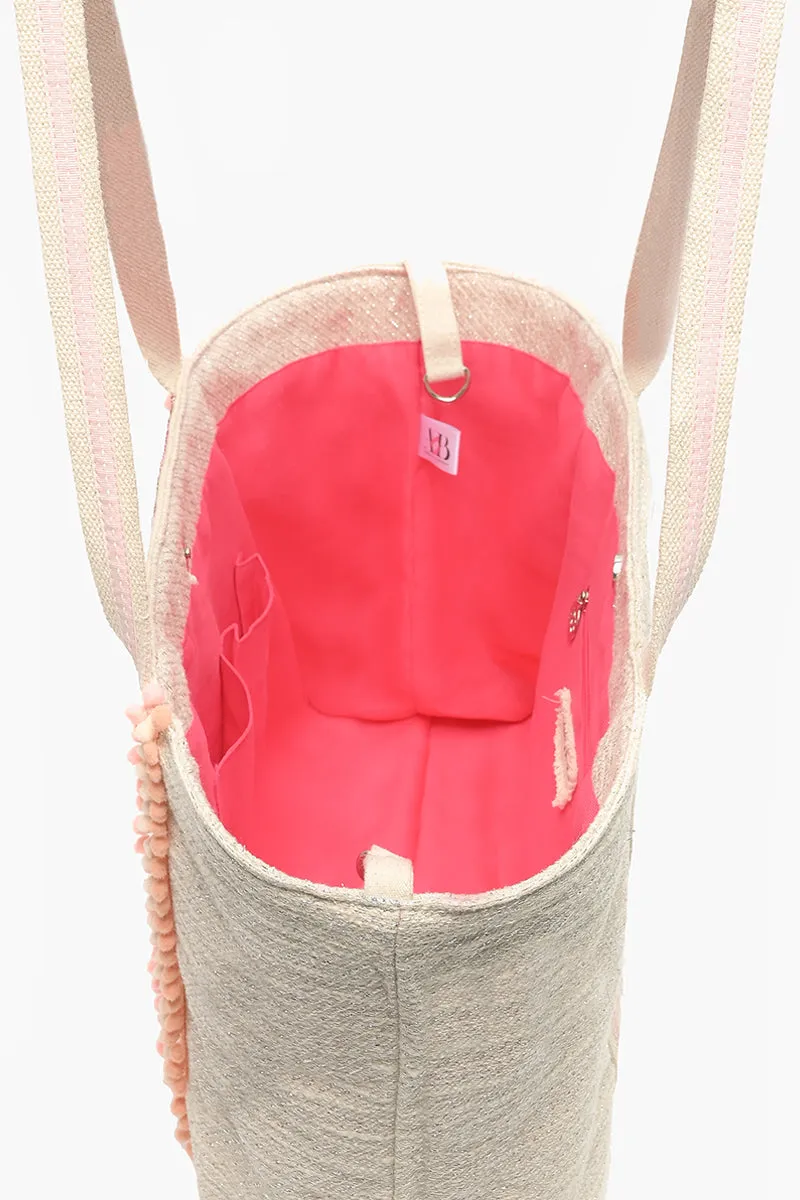 Rose All Day Pink Large Tote sold by America & Beyond product image thumbnail 5